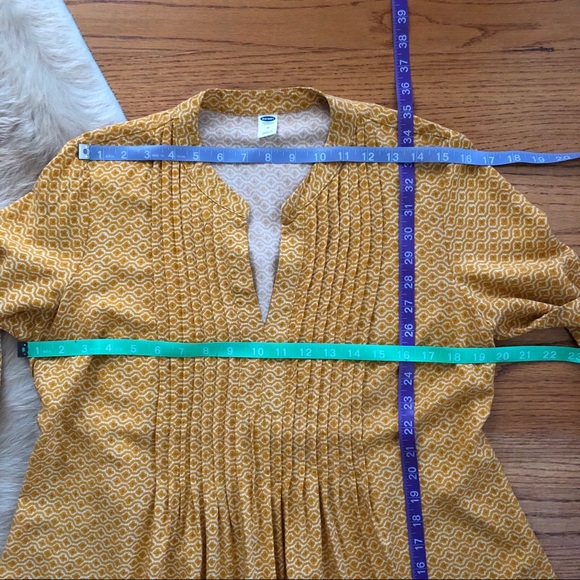 Long Sleeve Patterned Old Navy Dress - Picture 9 of 9